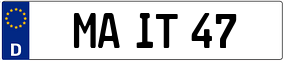 Truck License Plate
